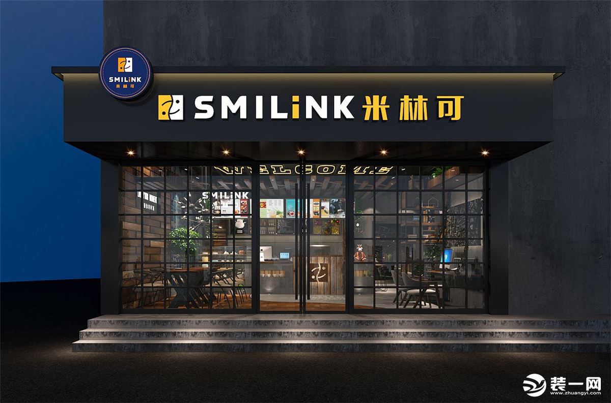 米林可门面装修效果图